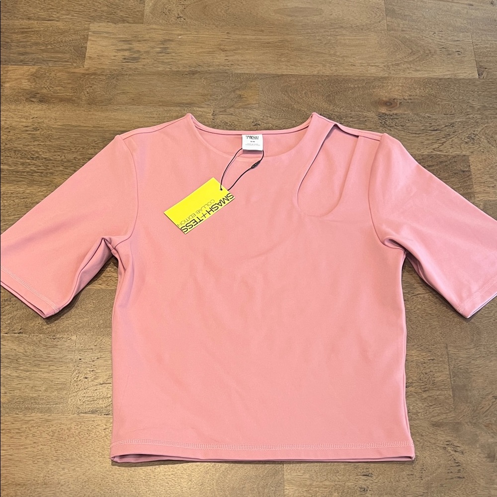 Smash + Tess Warm Hearted Crop in Dreamy Pink NWT